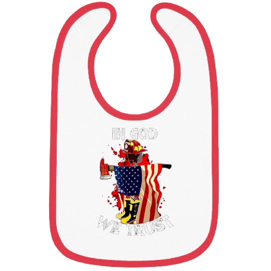 Firefighter Job In God we trust firefighter Bibs