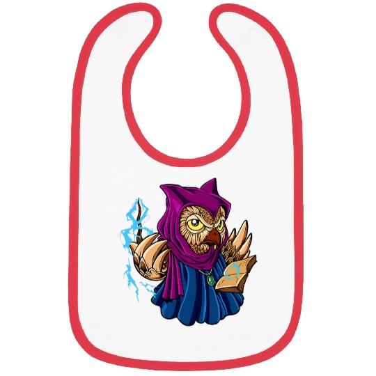 Owl Pet Wizard and magician 2magic owl Bibs