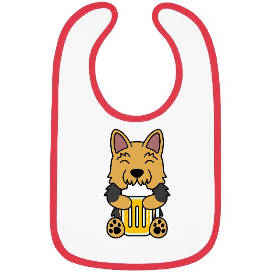 Beer Fun Yorkshire Terrier Dog Bibs