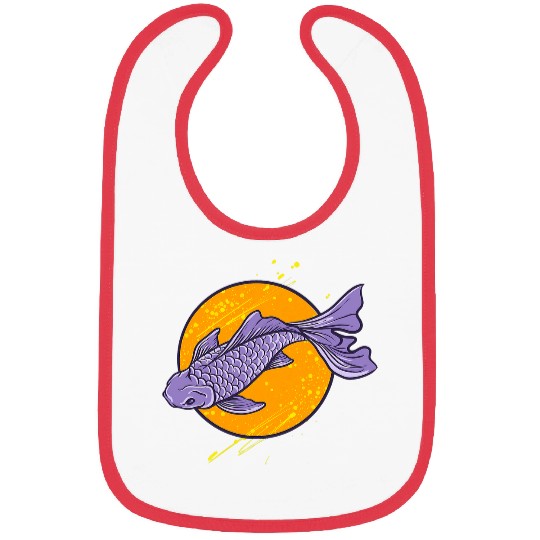 Japan Koi Fish Japanese Art Gift Bibs
