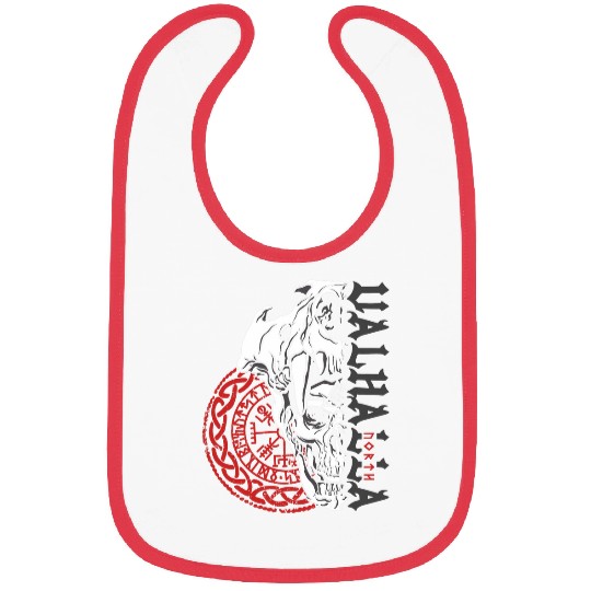 North Valhalla Vegvisir Viking Nordic God Bibs