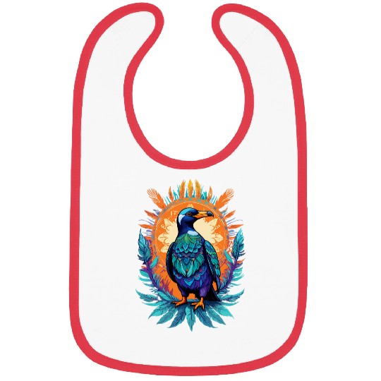 Penguin Pet Spiritual Mandala Design Bibs