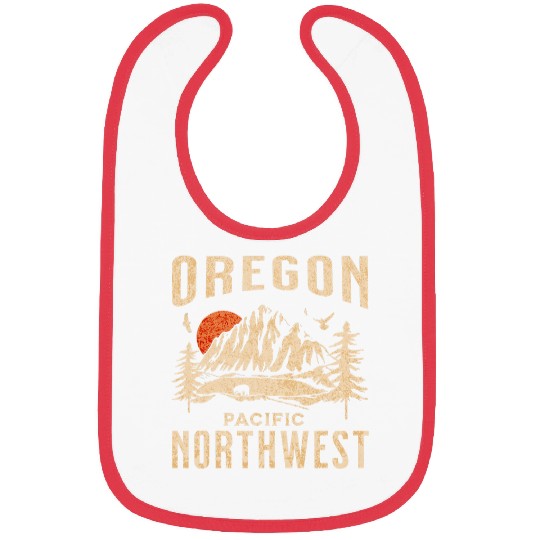 Bear Pet Retro vintages Oregon OR Pacific Northwest Mountains Bear Bibs