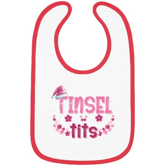 Jingle Balls Tinsel Tits Matching Christmas Couples Bibs