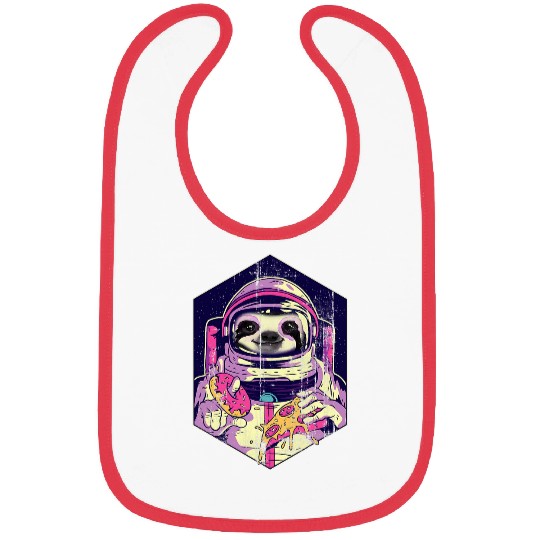 Sloth Pet astro space shuttle Bibs