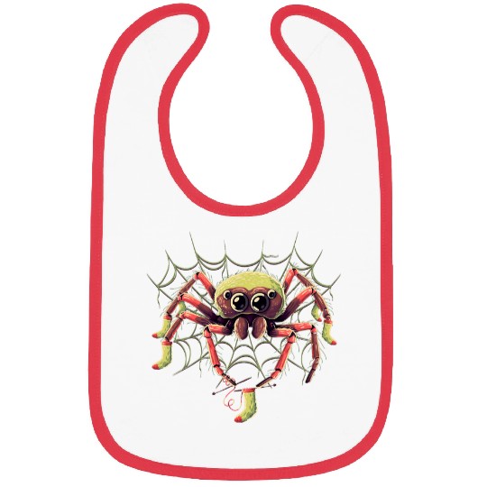Laborious Spider Knitting Bibs