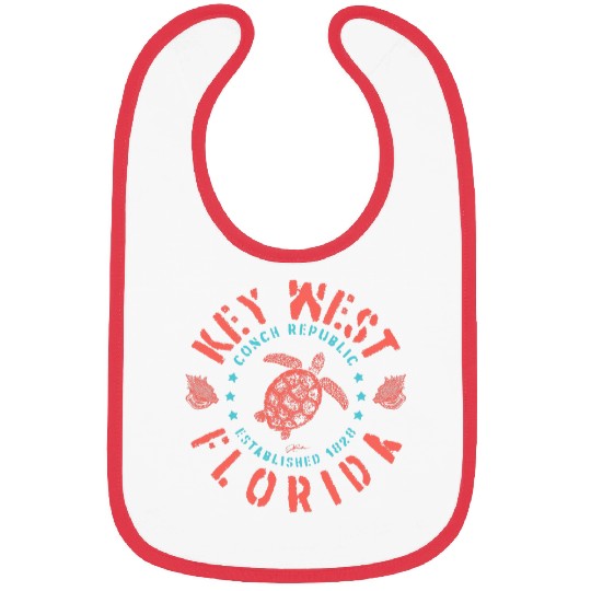 Turtle Pet Key West Florida Conch Republic Sea Turtle 1 Bibs