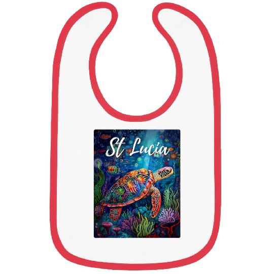 Saint Lucia Tribal Sea Turtle Surfing Scubas Diving St Lucia Bibs