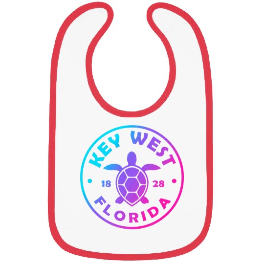 Turtle Pet Key West Florida Sea Turtle Tie Dye Beach Vacation Souvenir Bibs
