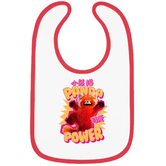 Panda Pet Turning Red Panda Power Bibs
