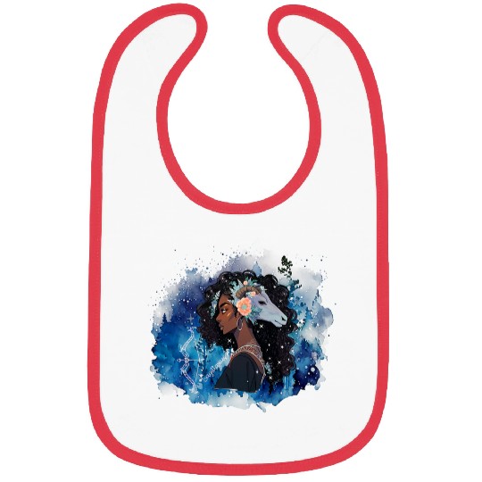 Sagittarius Zodiac Sign Astrological Afrocentric Centaur Bibs