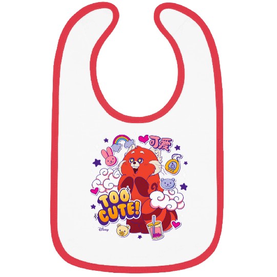 Panda Pet Turning Red Too Cute Red Panda Bibs