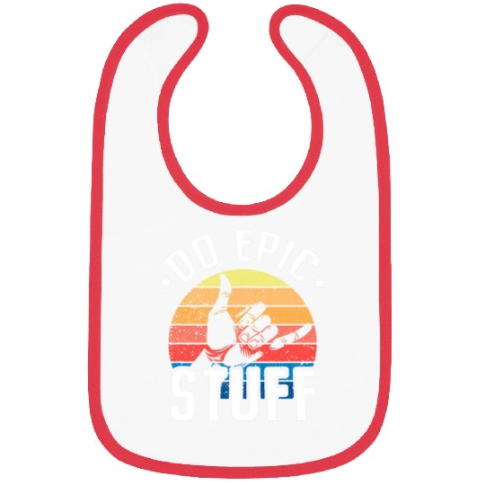Surf Life Do Epic Stuff Surfer Hang Loose Shaka Windsurfing Surf Bibs