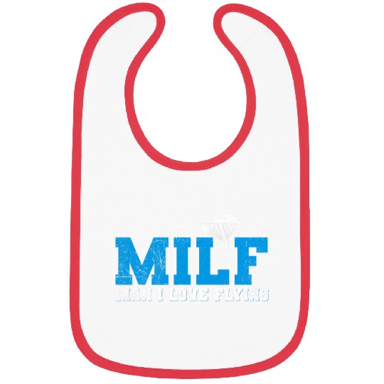 MILF Man I love flying Design for a Skydiving Instructor Bibs
