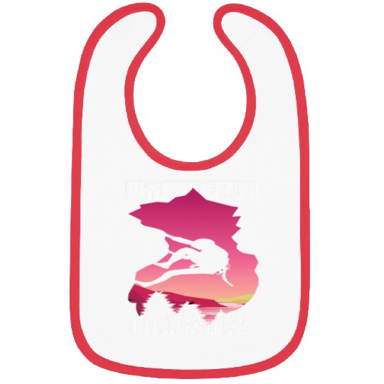 Mountaineer Mt Rainier Mountain Climber Hike Washington Bibs