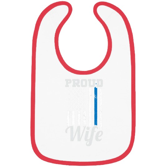 Proud Police Wife 1 Bibs