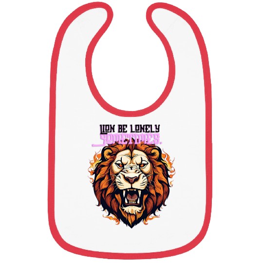 Lion Pet be lonely sometimes Bibs