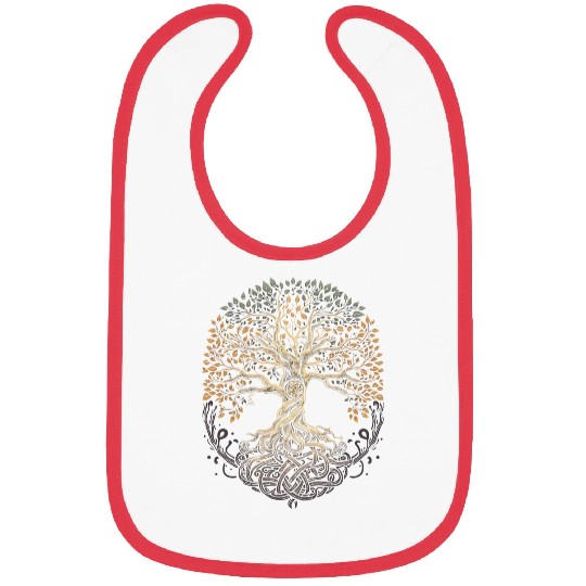 Viking Knotwork Tree of Life Bibs