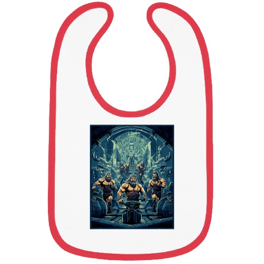 Viking Gym Raid Warriors Treadmills Weights Ancient Modern C Bibs