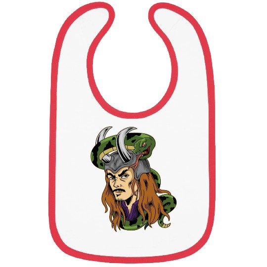Viking Nordic Snake Loki Bibs