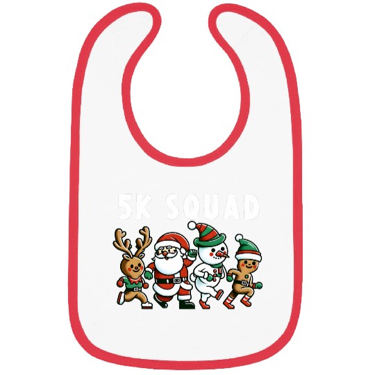 Running Christmas 5k Squad Fun Run Matching xmass Runner Bibs