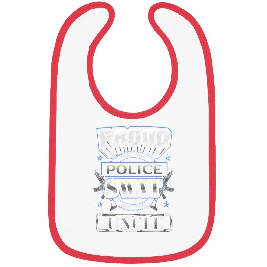 Proud Police SWAT Uncle Graphic Bibs