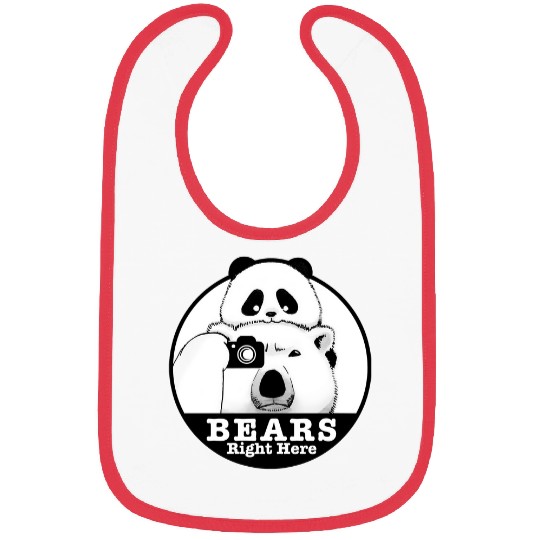 Bear Pet Right Here Classic Bibs