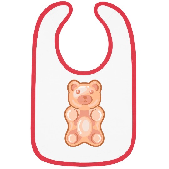 Bear Pet Clear Gummy Bear Bibs
