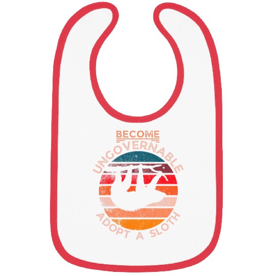 Sloth Pet Become Ungovernable Adopt a Sloth Exotic Animal Bibs