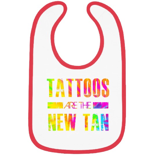 Tattoos are the new tan Funny Tattoo Lover 1 Bibs