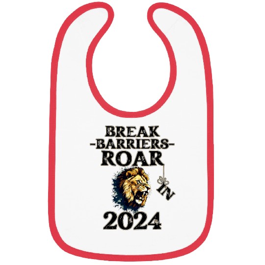 Lion Pet BREAK BARRIERSROAR INTO 2024 LIKE A COURAGEOUS LION Bibs