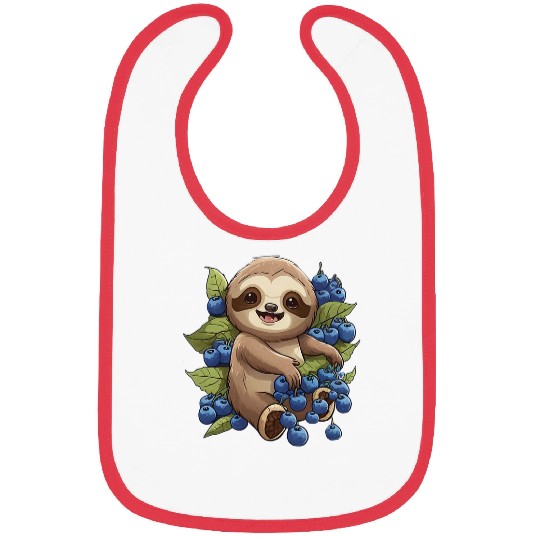 Sloth Pet Blueberry Sloth Blueberries Fruit Berry Healthy Garden Bake Bibs