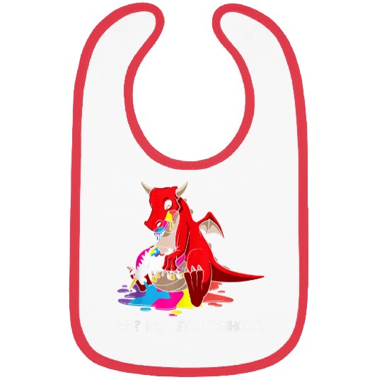 Dragon Pet How The Last Dragon Eats Unicorns 3 Bibs