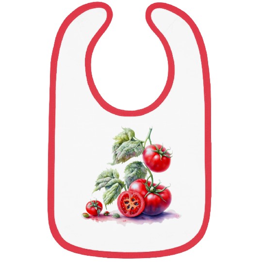Tomato Vegetable Foodie Gardening Garden Lover Bibs