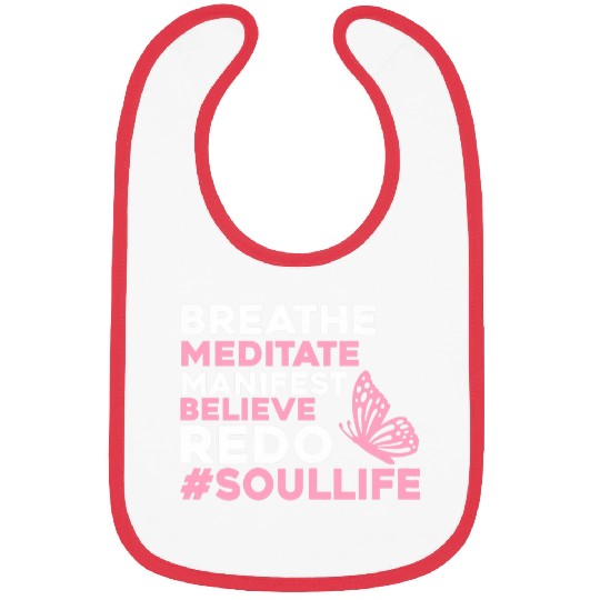 Manifest Affirmation Awakening Enlightenment Butterfly Bibs