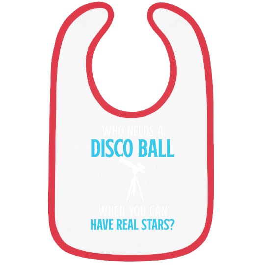 Telescope Night Sky Watch Stars Astronomy Lover Bibs