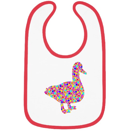 Duck Pet International Dot Day Colorful Dotted Duck Bibs