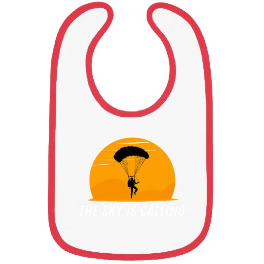 The Sky Is Calling Skydiving Skydive Skydiver Parachuting Bibs