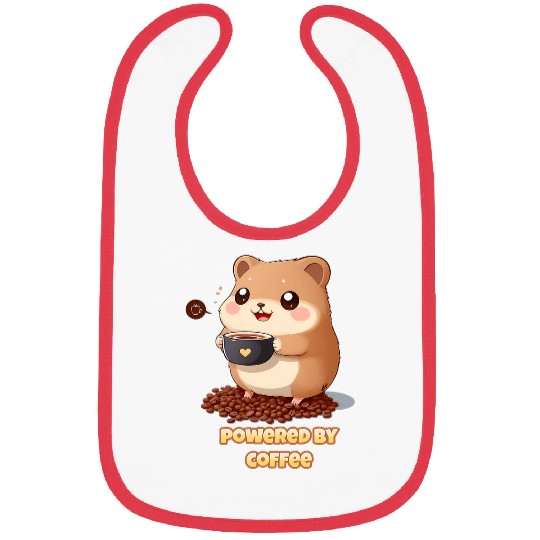 Coffee Fun Powered by Coffee Hamster Bibs