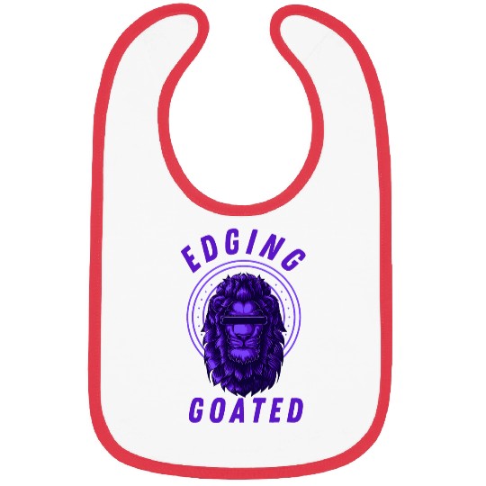 Lion Pet Edging Goated Sigma Lion Ironic Brainrot Meme 3 Bibs