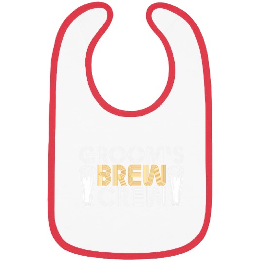 Beer Fun Grooms Brew Groomsmen Beer Drinker Crew Team Bibs