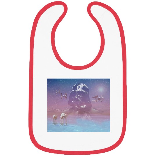 Star Wars Classic Darth Vader Silhouette In The Sky Bibs