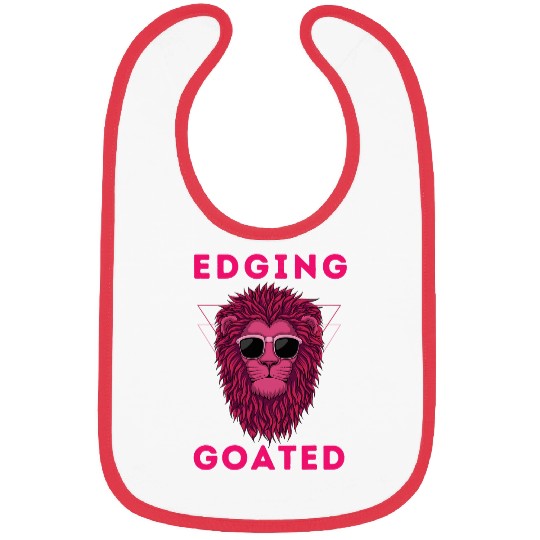 Lion Pet Edging Goated Sigma Lion Ironic Brainrot Meme 8 Bibs