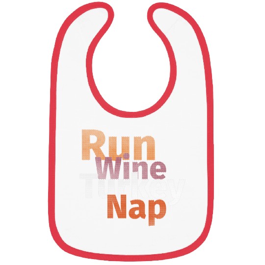 Wines Fun Run Wines Turkey Nap Thanksgiving Turkey Trot Squad Bibs