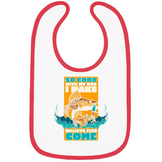 So Good With My Rod Hooks Lures Zander Walleye Fishing Bibs