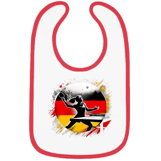 Table Tennis Player Germany Flag Ping Pong Bibs
