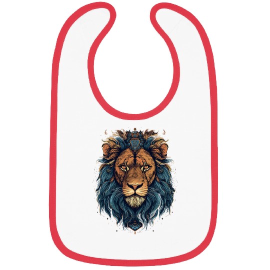 Lion Pet Epic Regal Lion with S Monogram Bibs