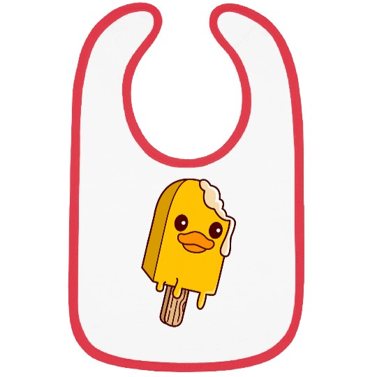 Duck Pet Popsicle Duck Dripping Ice Cream Lovers Bibs