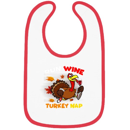 Wines Fun Run Wines Turkey Nap Thanksgiving Drinking Running Bibs