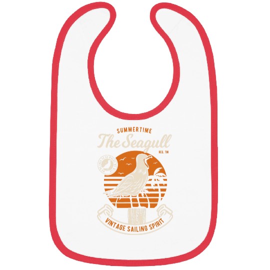 Summertime The Seagull vintages Sailing Spirit Bibs